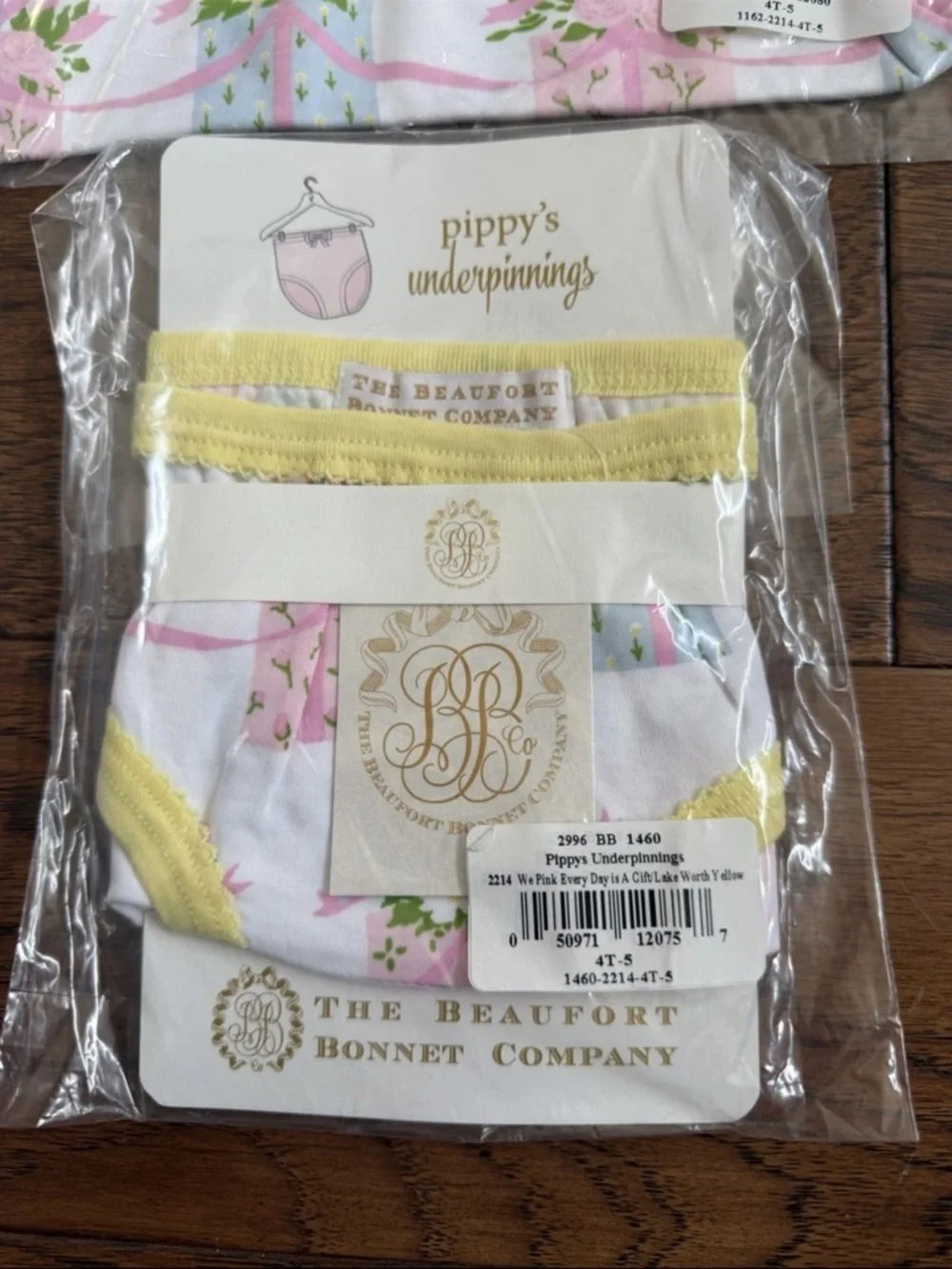 RARE Beaufort Bonnet Company Everyday is a Gift Matching Set HTF! Girls 4T 5